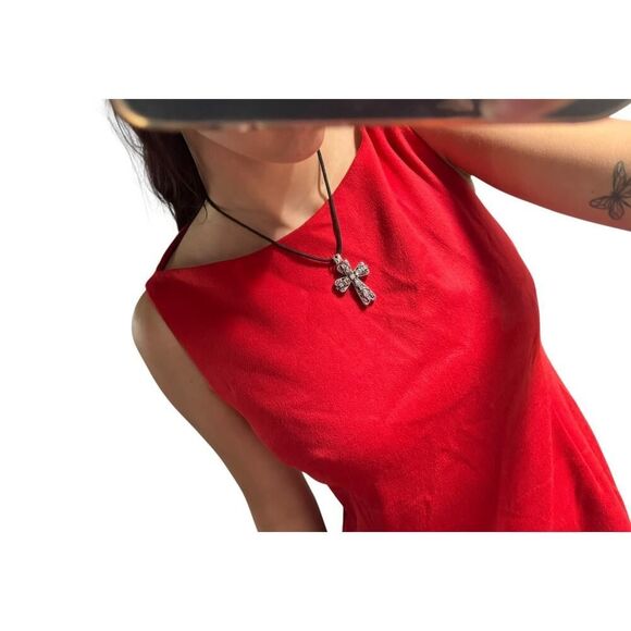 AKRIS PUNTO Angora Boat Neck Sleeveless Sheath - Size 6 - Pre-owned - Picture 2 of 3